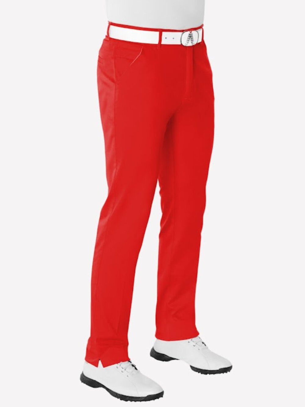 Royal & Awesome golf pants, tapered leg, elastic waistband, cotton/ elastaane